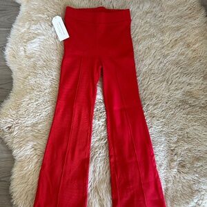 Donni Rib kick flare pants new with tags